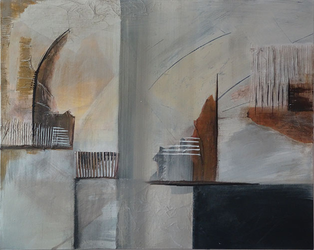 Ambiente (Acryl Collage 100x80)